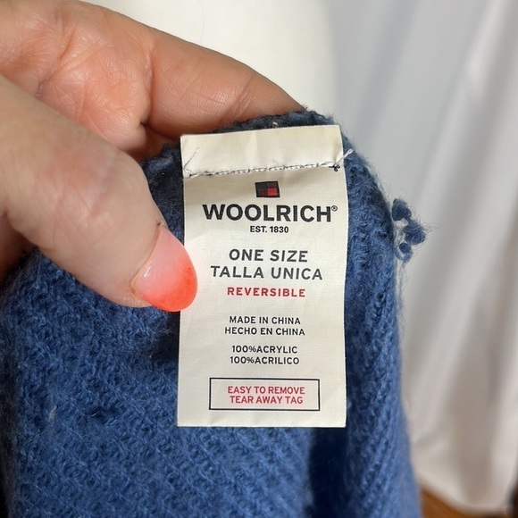 Woolrich blanket style poncho - Picture 7 of 8
